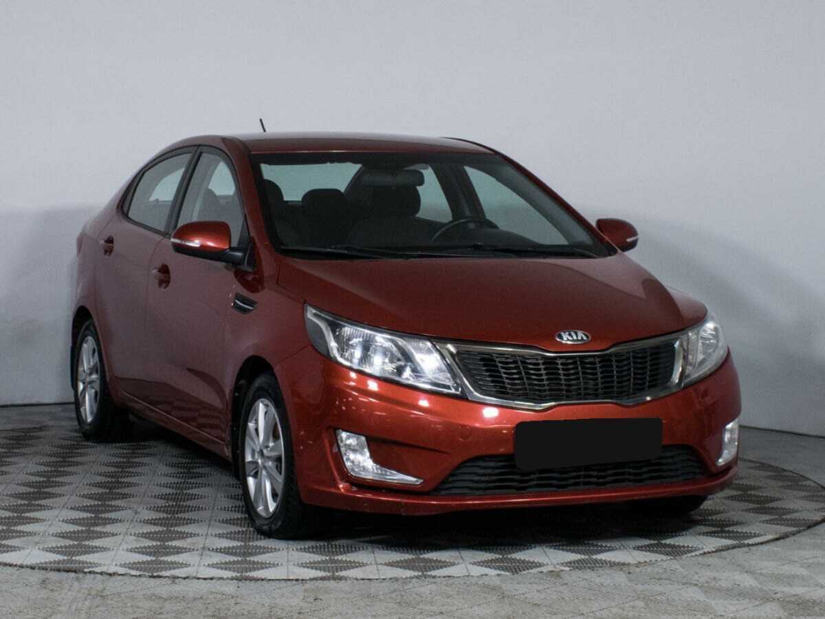 Kia Rio 5-speed, 2013 - фото №3