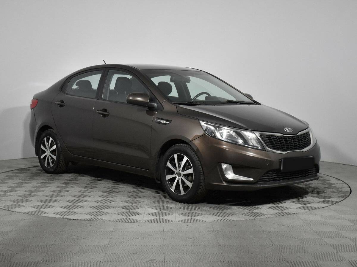 Kia Rio 6-speed, 2014 - фото №3